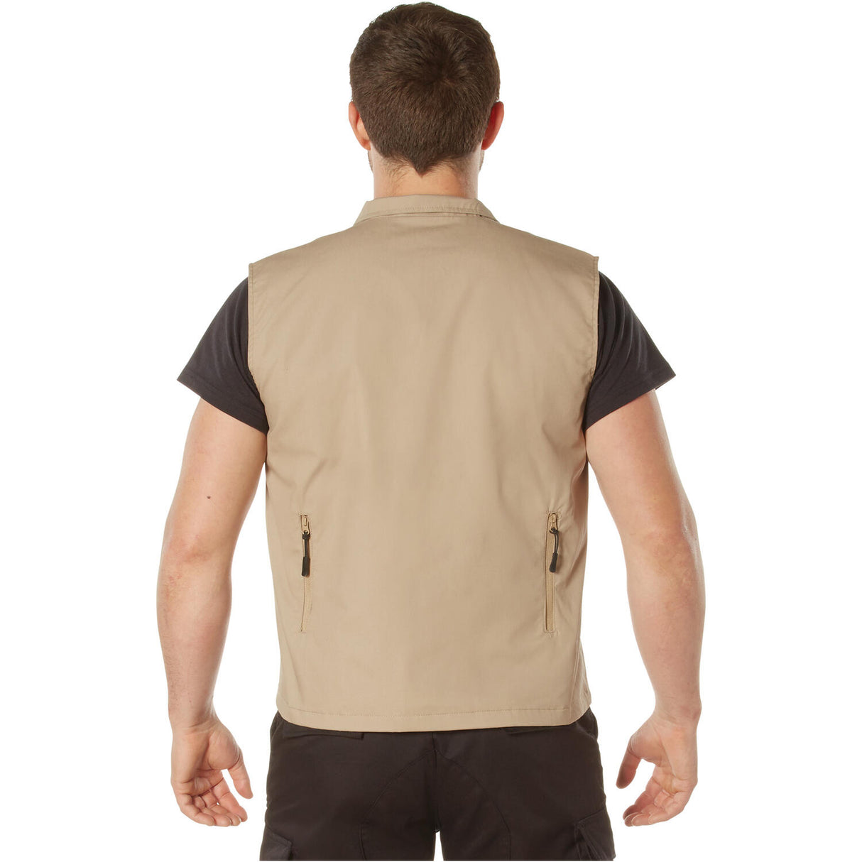 Khaki Lightweight Undercover Travel Vest
