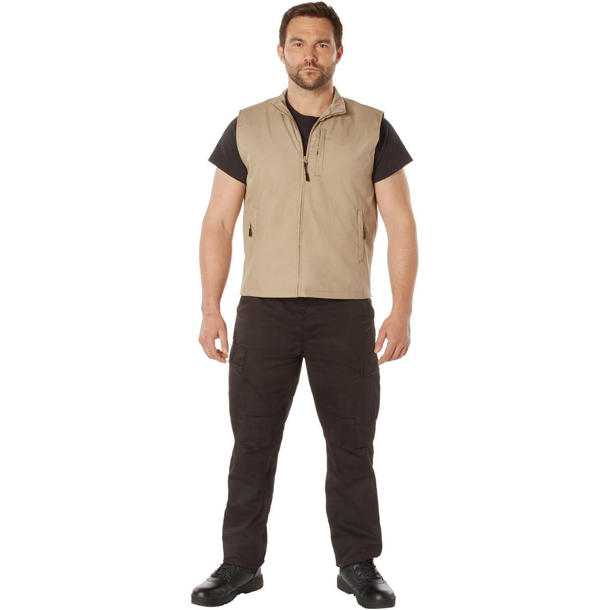 Khaki Lightweight Undercover Travel Vest