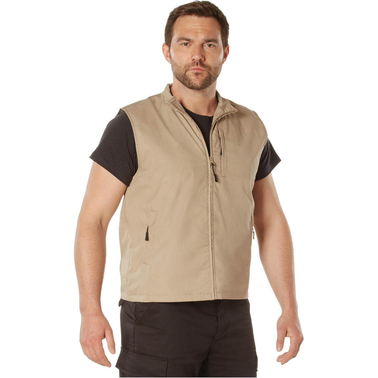 Khaki Lightweight Undercover Travel Vest
