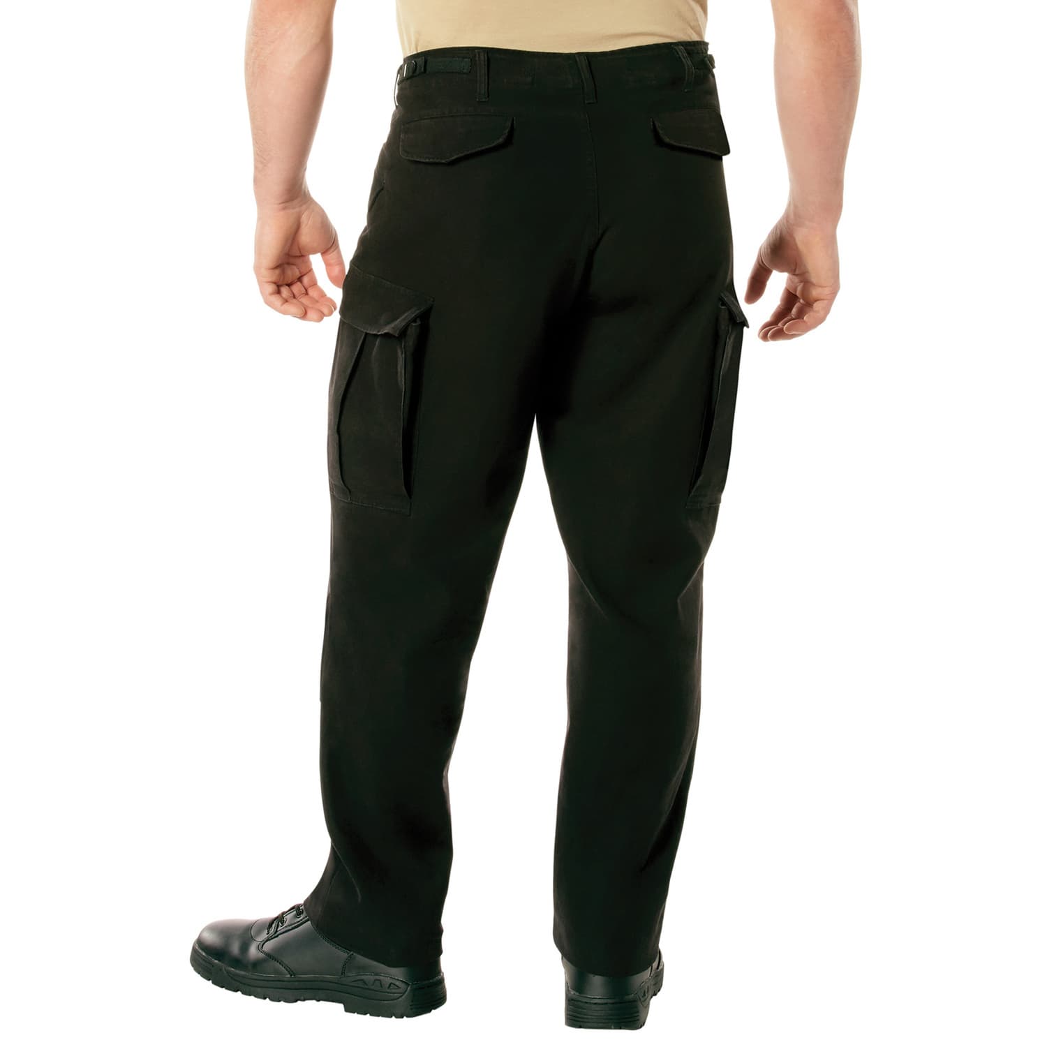 M-65 Black Vintage Military Cargo Fatigue Pants