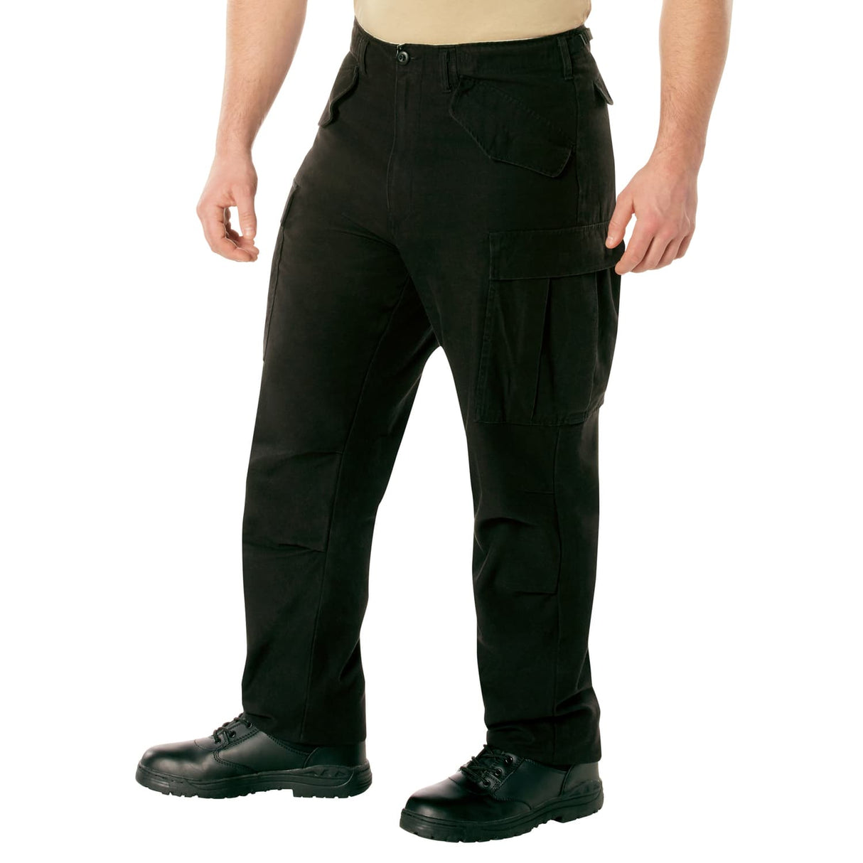 M-65 Black Vintage Military Field Cargo Pants