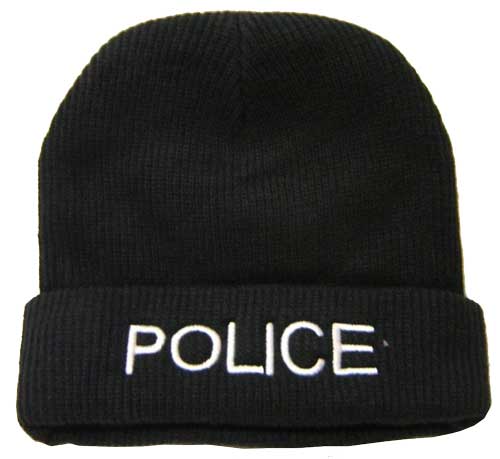 Fleece Lined Police Winter Hat