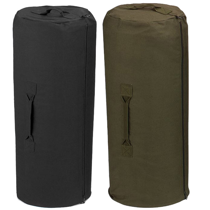 21 inch X 36 inch Zippered Military Duffle Bag